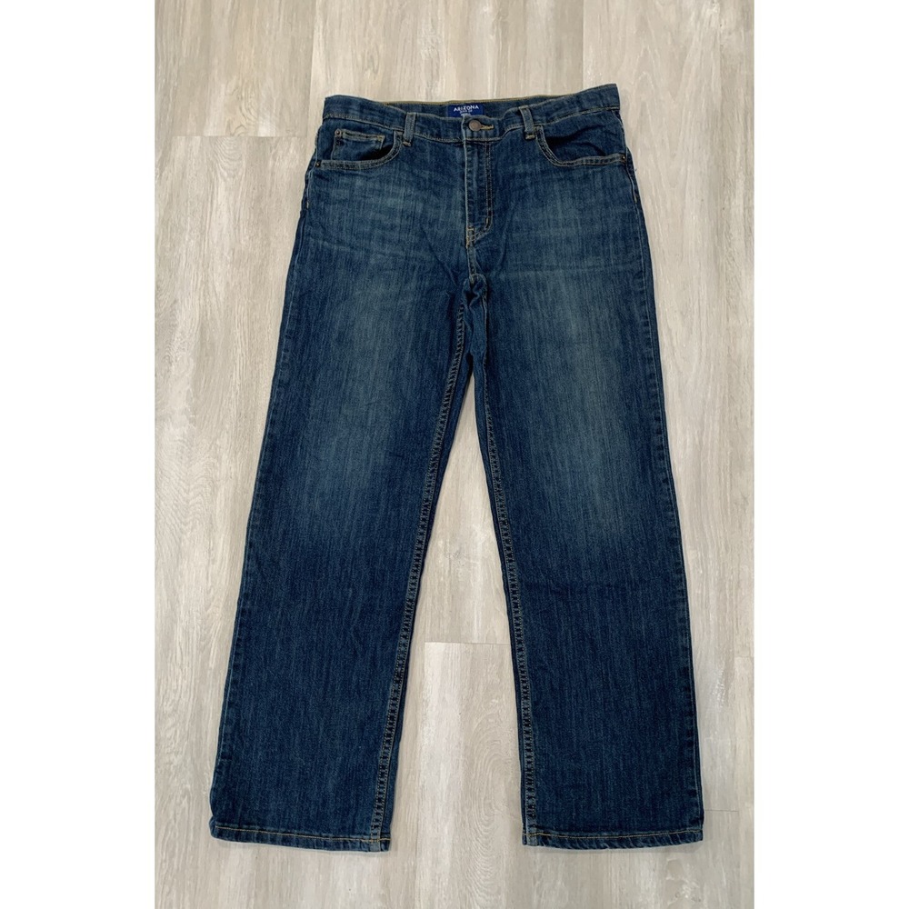 Arizona Jean Co‎ Straight Fit Original Size 10 Husky Boys  (32x28) Blue Denim